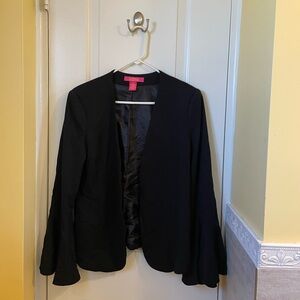 Vintage 1990s Black Batwing Sleeve Jacket
